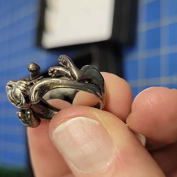 Squirrel All Around Pewter Ring Size 6.5 - Picture 4 of 5